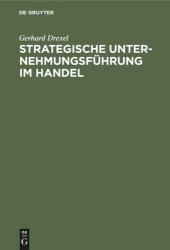 book Strategische Unternehmungsführung im Handel