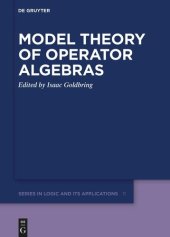 book Model Theory of Operator Algebras