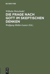 book Die Frage nach Gott im skeptischen Denken