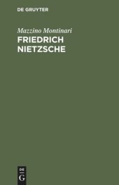 book Friedrich Nietzsche: Eine Einführung