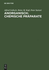 book Anorganisch-Chemische Präparate: Darstellung und Charakterisierung ausgewählter Verbindungen