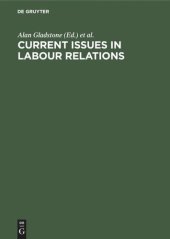 book Current Issues in Labour Relations: An International Perspective