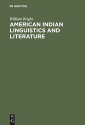 book American Indian Linguistics and Literature