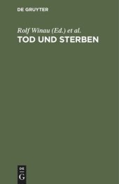 book Tod und Sterben