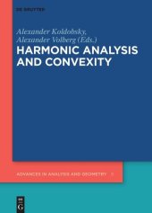 book Harmonic Analysis and Convexity