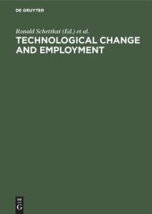 book Technological Change and Employment: Innovations in the German Economy