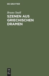 book Szenen aus griechischen Dramen