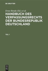 book Handbuch des Verfassungsrechts der Bundesrepublik Deutschland: Studienausgabe