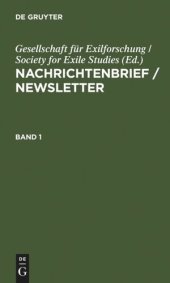 book Nachrichtenbrief / Newsletter: 1984 bis 1993 mit Gesamtregister