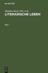 book Literarische Leben: Rollenentwürfe in der Literatur des Hoch- und Spätmittelalters. Festschrift für Volker Mertens zum 65. Geburtstag