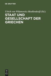 book Staat und Gesellschaft der Griechen