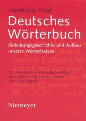 book Deutsches Wörterbuch: Bedeutungsgeschichte und Aufbau unseres Wortschatzes