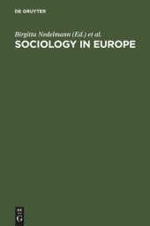 book Sociology in Europe: In Search of Identity