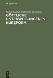 book Göttliche Unterweisungen in Kurzform