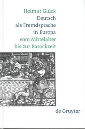 book Deutsch als Fremdsprache in Europa vom Mittelalter bis zur Barockzeit