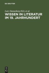 book Wissen in Literatur im 19. Jahrhundert