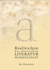 book Reallexikon der deutschen Literaturwissenschaft: Neubearbeitung des Reallexikons der deutschen Literaturgeschichte. Bd. I: A – G. Bd. II: H – O. Bd III: P – Z