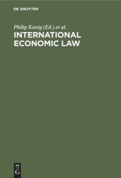 book International Economic Law: Basic Documents