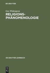 book Religionsphänomenologie