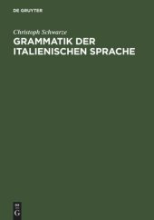 book Grammatik der italienischen Sprache