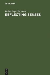 book Reflecting Senses: Perception and Appearance in Literature, Culture and the Arts