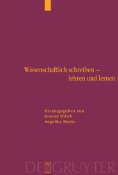 book Wissenschaftlich schreiben - lehren und lernen