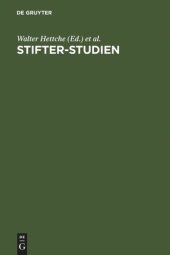 book Stifter-Studien: Ein Festgeschenk für Wolfgang Frühwald zum 65. Geburtstag