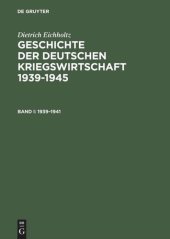 book Geschichte der deutschen Kriegswirtschaft 1939–1945