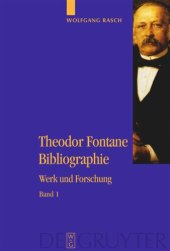 book Theodor Fontane Bibliographie: Werk und Forschung