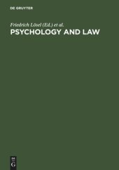 book Psychology and Law: International Perspectives