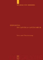 book Expositio in Cantica Canticorum: und das 'Commentarium in Cantica Canticorum' Haimos von Auxerre