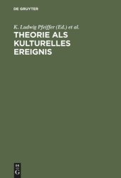 book Theorie als kulturelles Ereignis