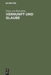 book Vernunft und Glaube