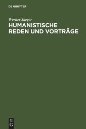 book Humanistische Reden und Vorträge