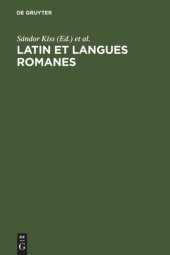 book Latin et langues romanes: Études de linguistique offertes à József Herman à l'occasion de son 80ème anniversaire