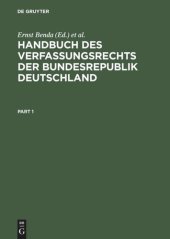 book Handbuch des Verfassungsrechts der Bundesrepublik Deutschland