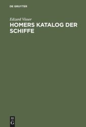 book Homers Katalog der Schiffe