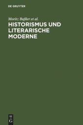 book Historismus und literarische Moderne