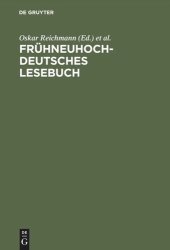 book Frühneuhochdeutsches Lesebuch