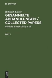 book Gesammelte Abhandlungen / Collected Papers