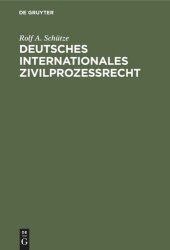 book Deutsches Internationales Zivilprozeßrecht