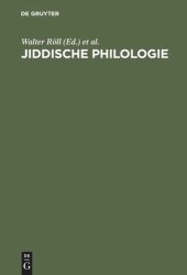 book Jiddische Philologie: Festschrift für Erika Timm