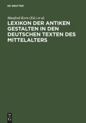 book Lexikon der antiken Gestalten in den deutschen Texten des Mittelalters