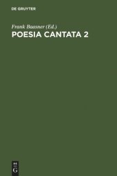 book Poesia cantata 2: Die italienischen Cantautori zwischen Engagement und Kommerz