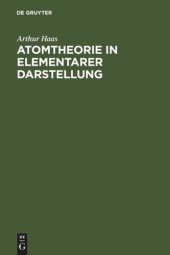 book Atomtheorie in elementarer Darstellung