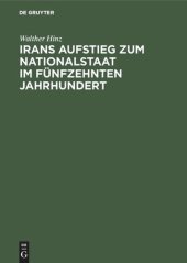 book Irans Aufstieg zum Nationalstaat im fünfzehnten Jahrhundert