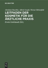 book Leitfaden der Kosmetik für die ärztliche Praxis