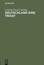 book Deutschland eine Trias?