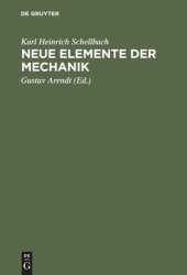book Neue Elemente der Mechanik