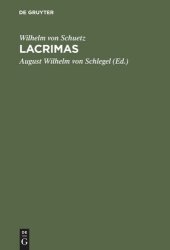 book Lacrimas: Ein Schauspiel